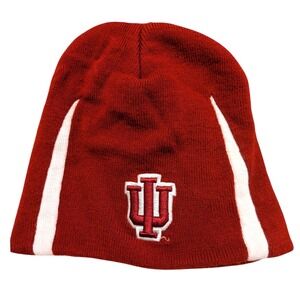 Indiana Hoosiers IU Red Starter Knit Beanie Hat One Size Fits All Unisex